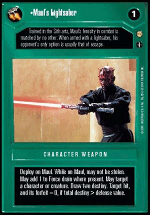 Maul's Lightsaber